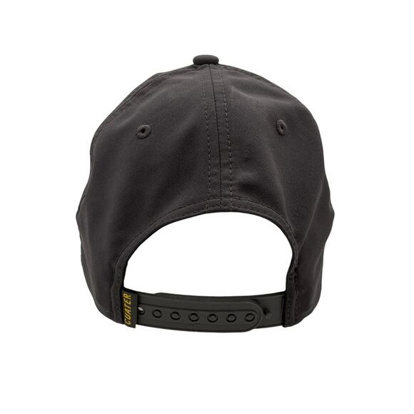 Cuater Travis Mathew Golf One Ten Flex Fit Black & Yellow Log Baseball Hat - Picture 4 of 8